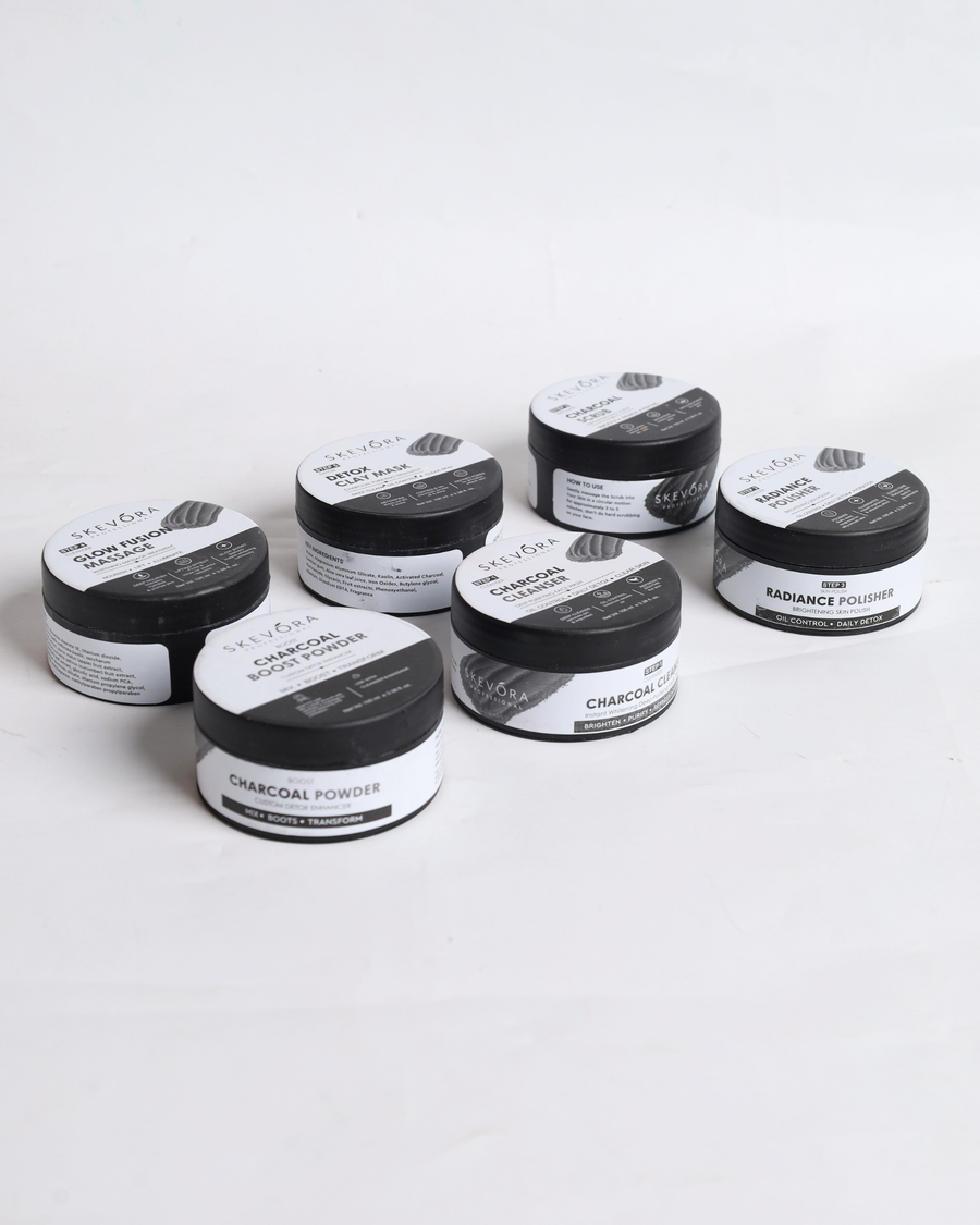 Instant Whitening Charcoal Facial Kit — 5-in-1 Professional Facial + Free Charcoal Powder